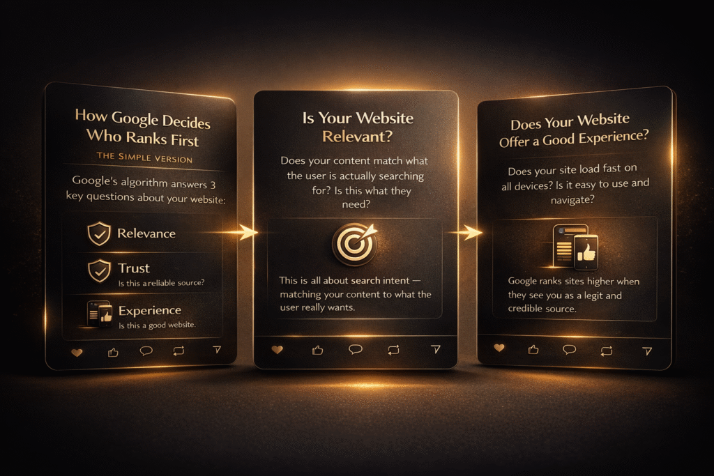 How Google ranks websites explained