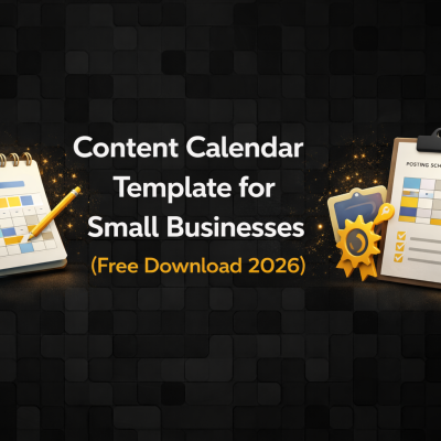 Content Calendar Template for Small Businesses (Free Download 2026)